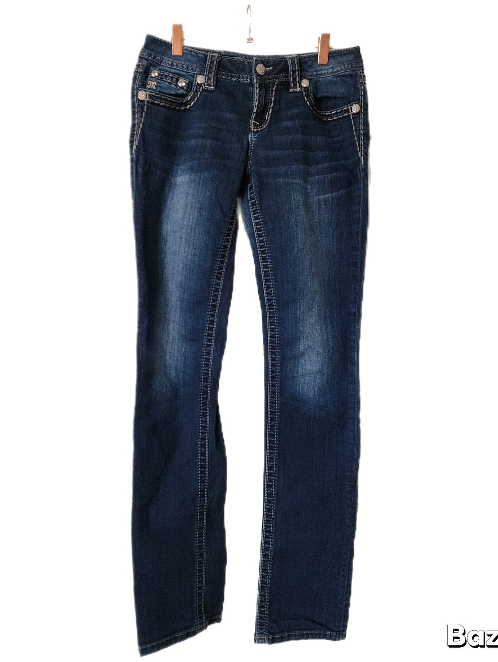 Miss Me Jeans Womens Size 27 Blue Straight